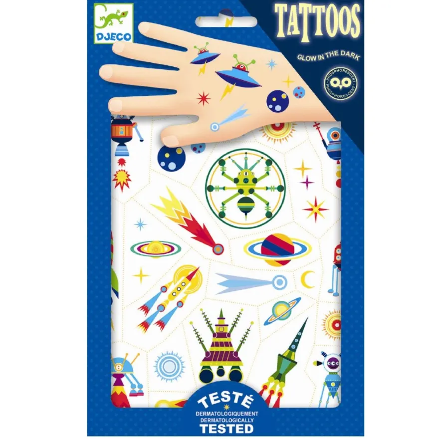 Tatueringar, Glow -in -the -dark - I rymden