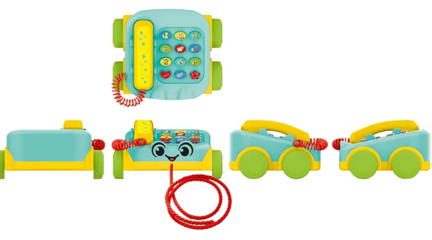 Telefon med ljud och ljus