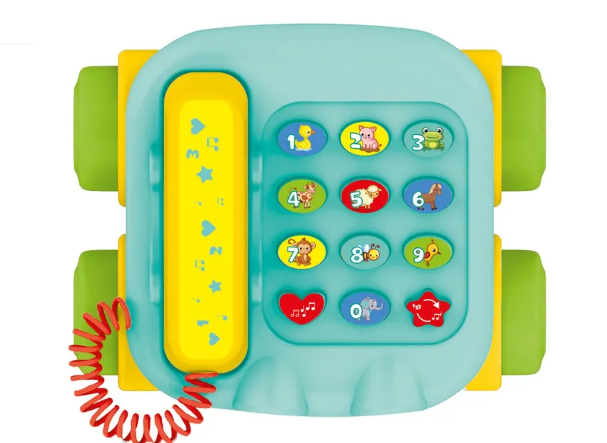 Telefon med ljud och ljus
