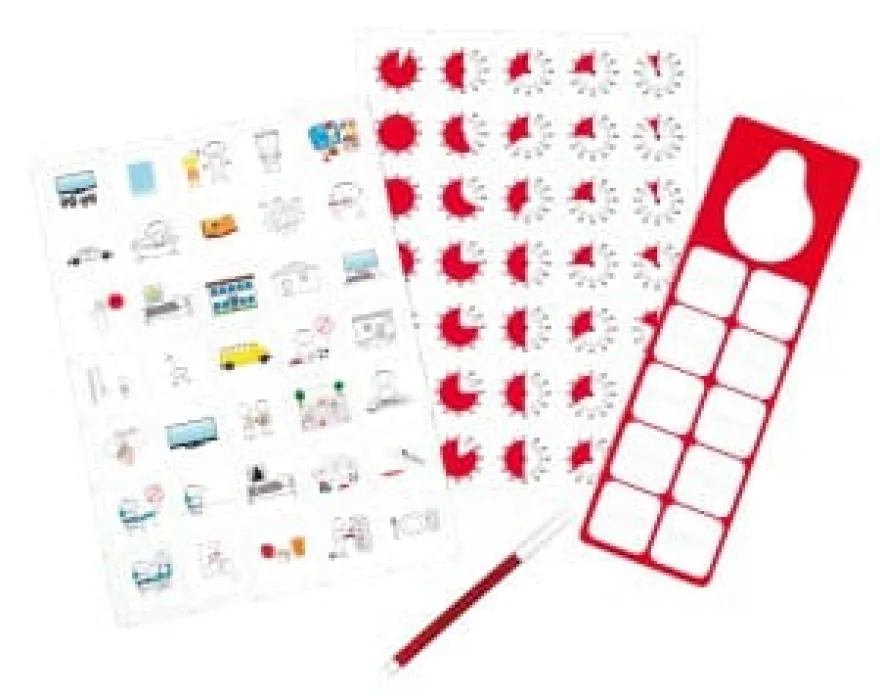 Time Timer - Magnetiska piktogram, Startset