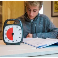 Time Timer PLUS Svart (14x18 cm) - 1 timme