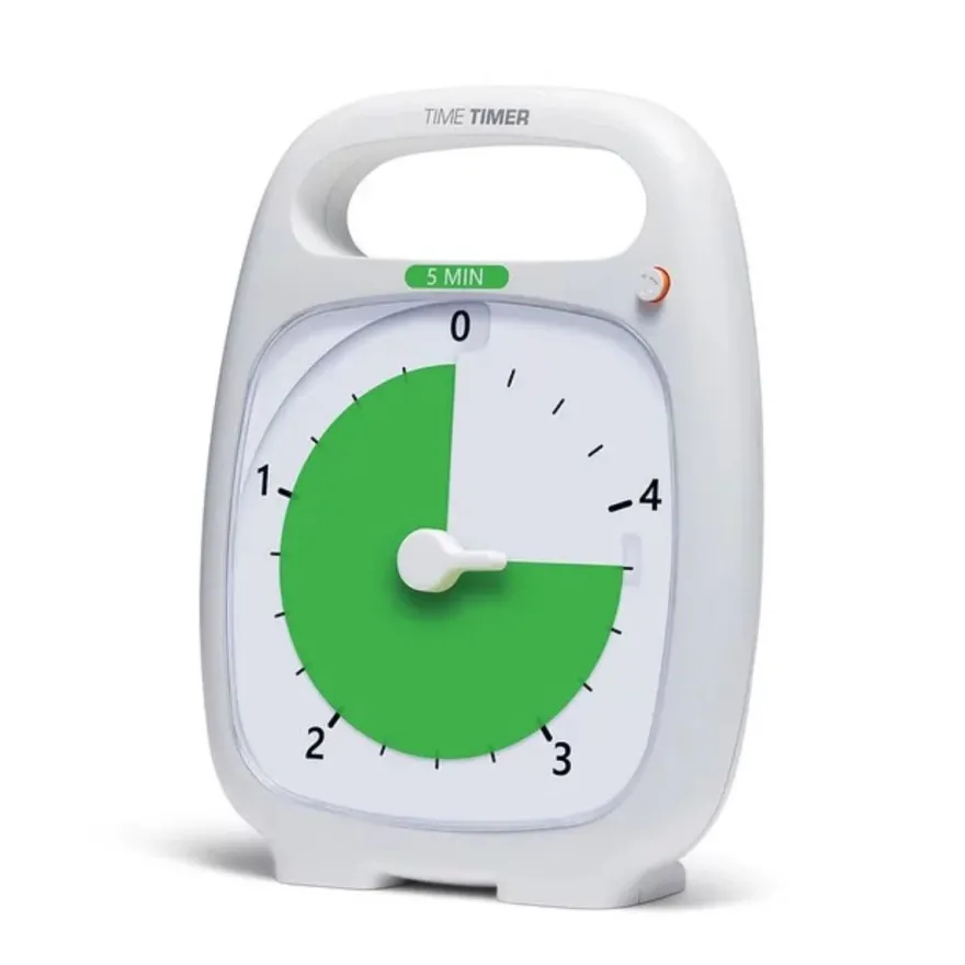 Time Timer PLUS vit (14x18 cm.) - 5 min.