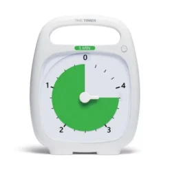 Time Timer PLUS vit (14x18 cm.) - 5 min.
