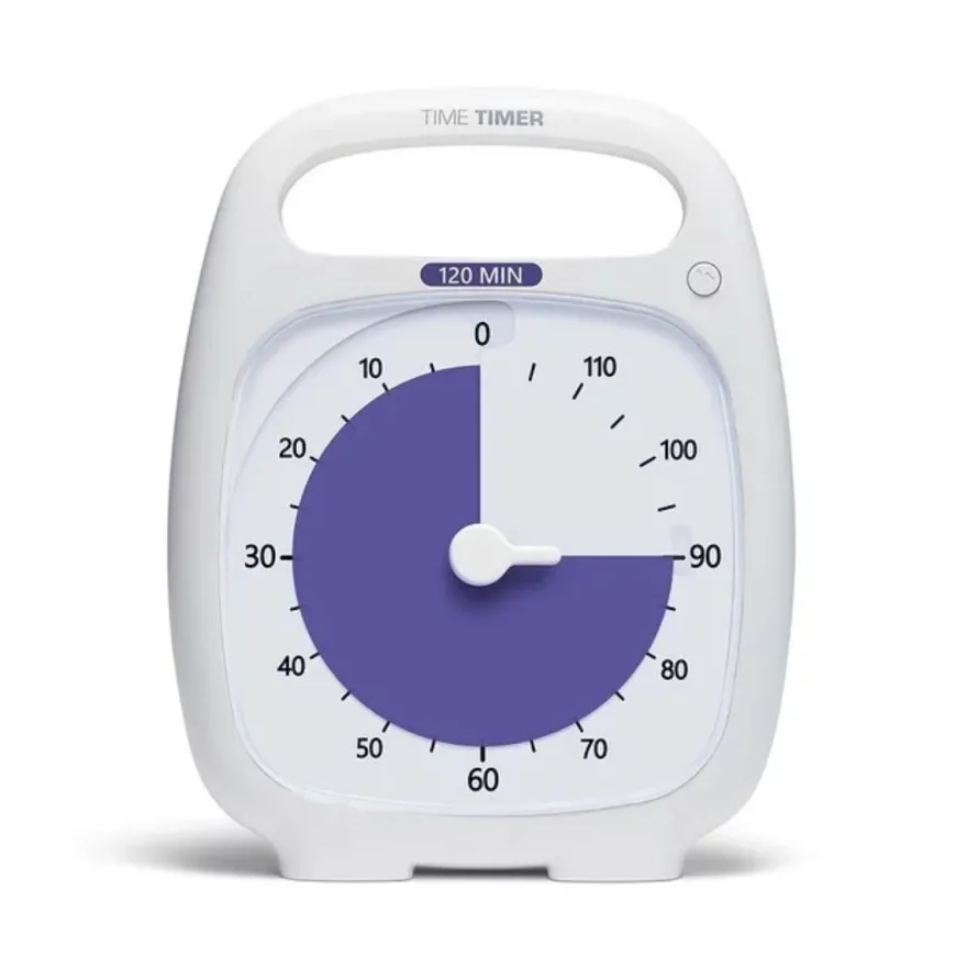 Time Timer PLUS Vit (14x18cm) - 120 min.