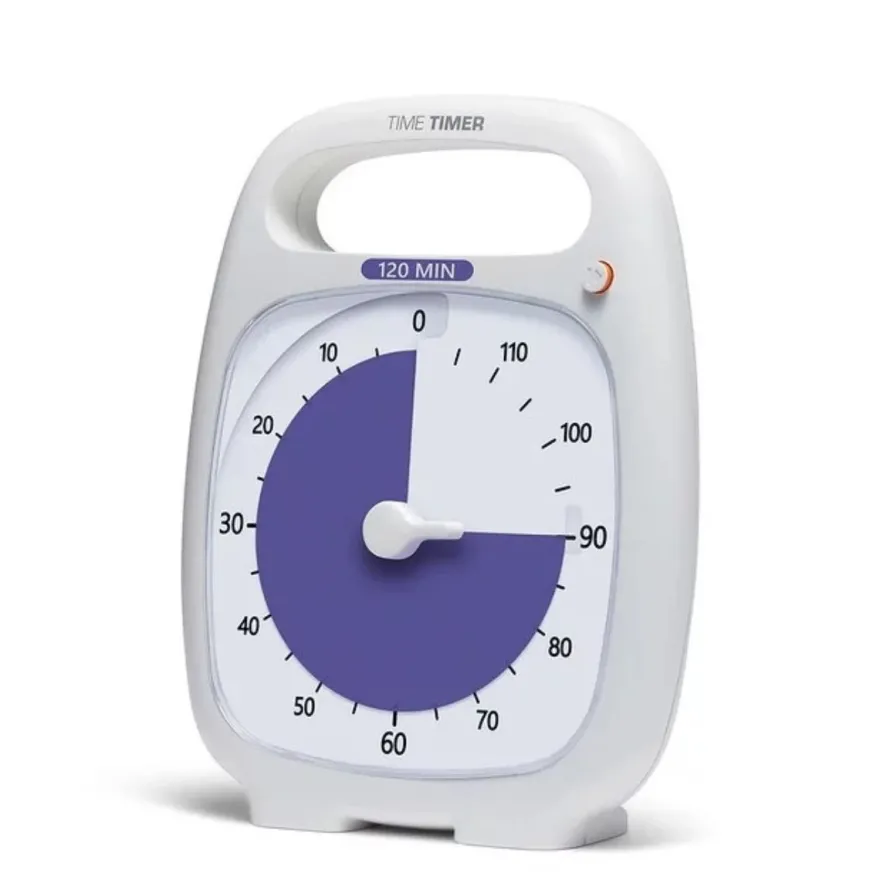 Time Timer PLUS Vit (14x18cm) - 120 min.
