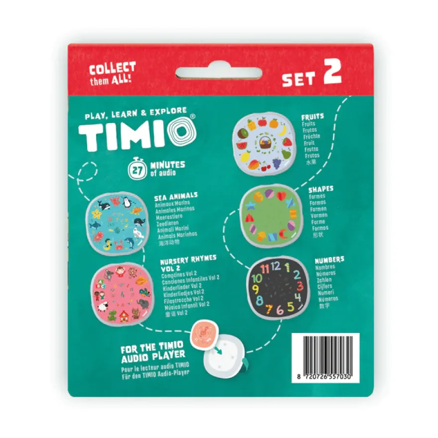 TIMIO tillbehör - Disc-set 2