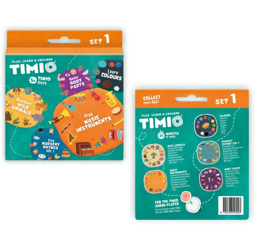 TIMIO tillbehör - Disc-set 1