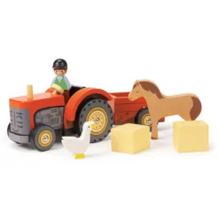 Traktor med släp