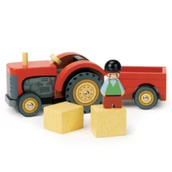 Traktor med släp