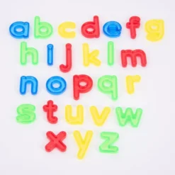 Transparenta små bokstäver a-z, 26 st.