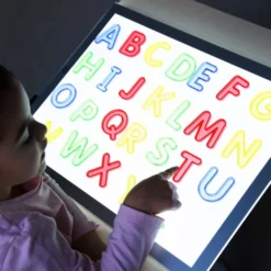 Transparenta stora bokstäver A-Z, 26 st.