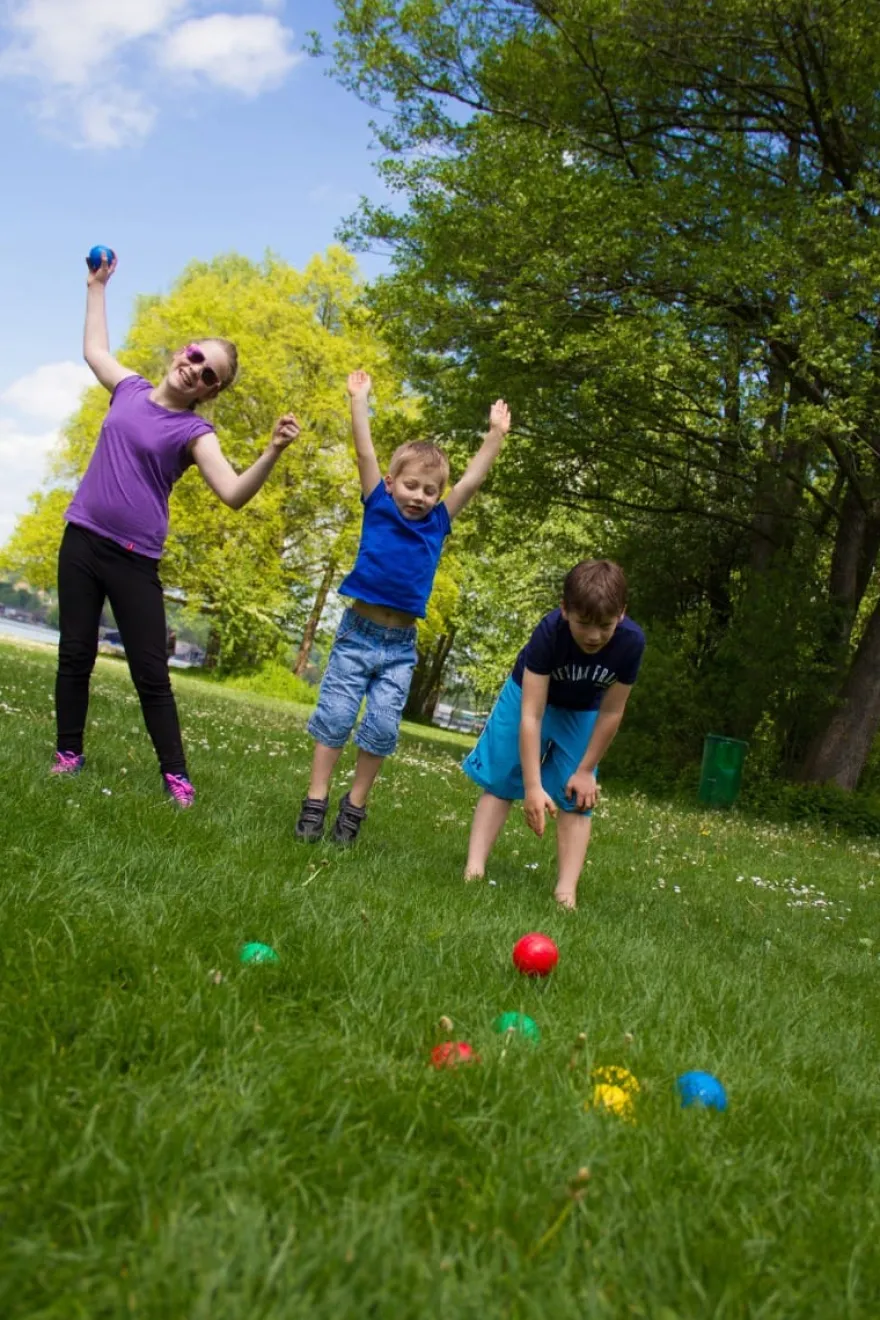 Trädgårdsspel - Boule, syntetmaterial