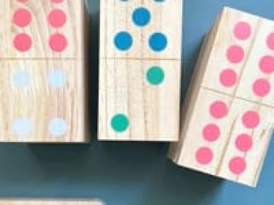 Trädgårdsspel - Domino