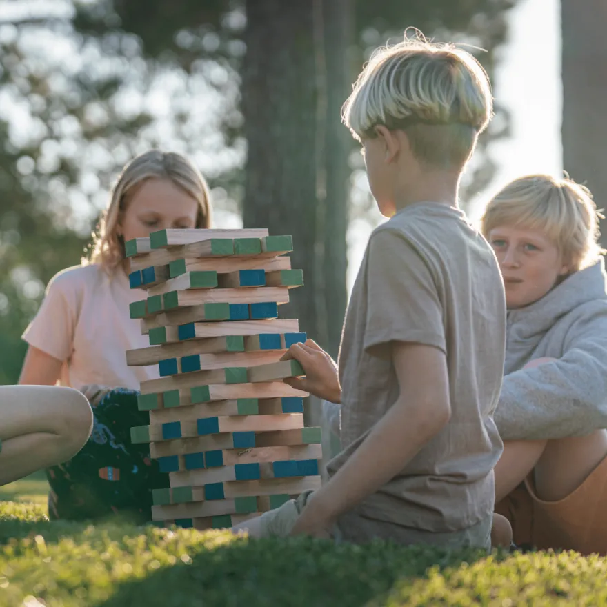 Trädgårdsspel - Jenga