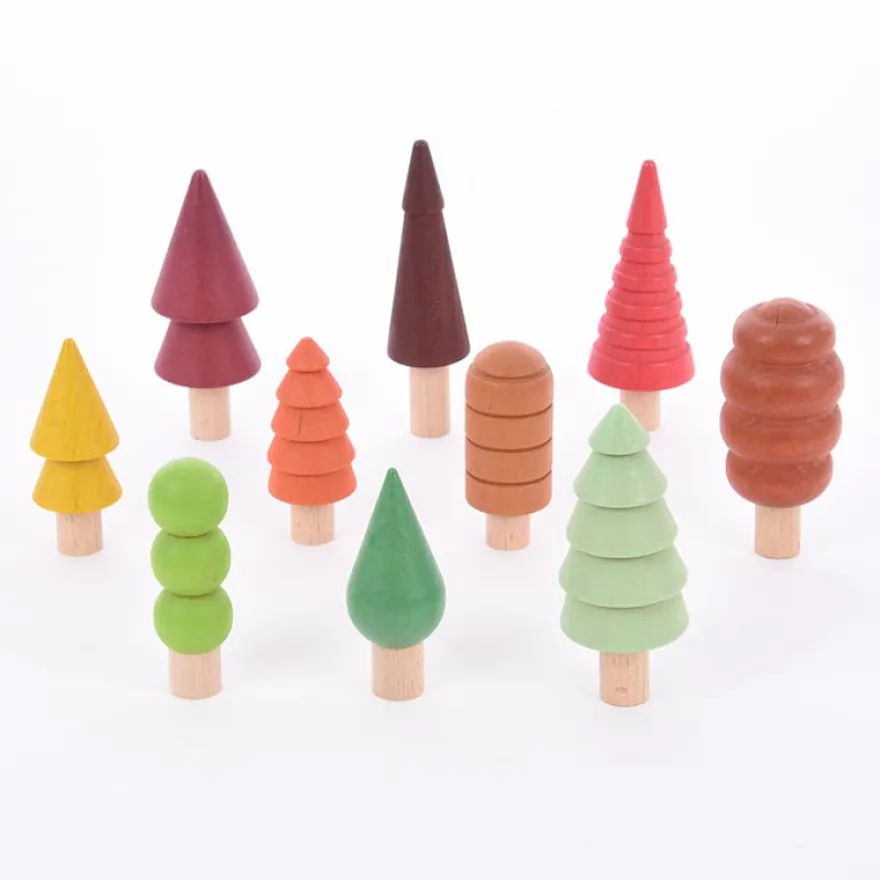 Träd - Träfigurer, 10 st.