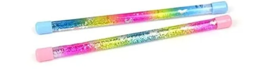 Trollspö med glitter (blandade) 1 st.