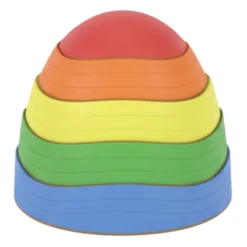 Tummel-trampstenar – Rainbow, 5 st.