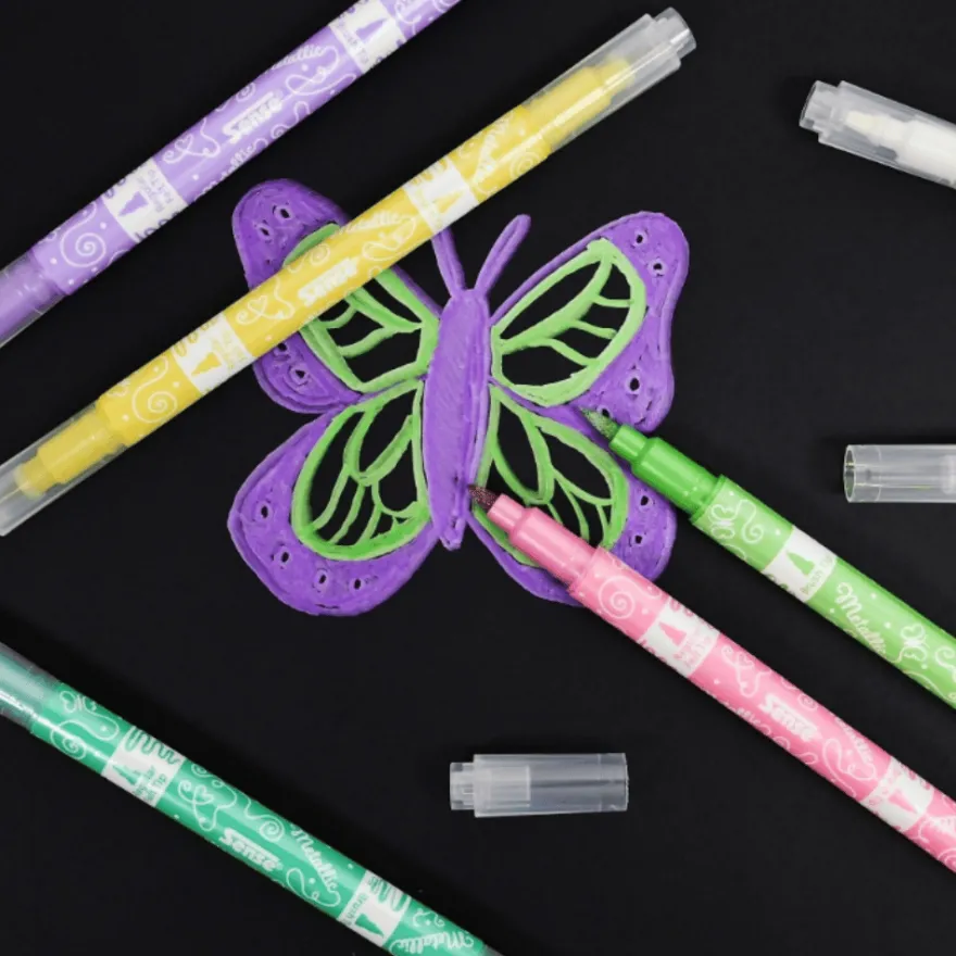 Twin Markers – Metallic, 6 st.