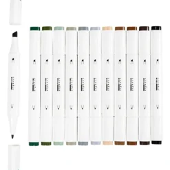 Twin Markers - Natur, 12 st.
