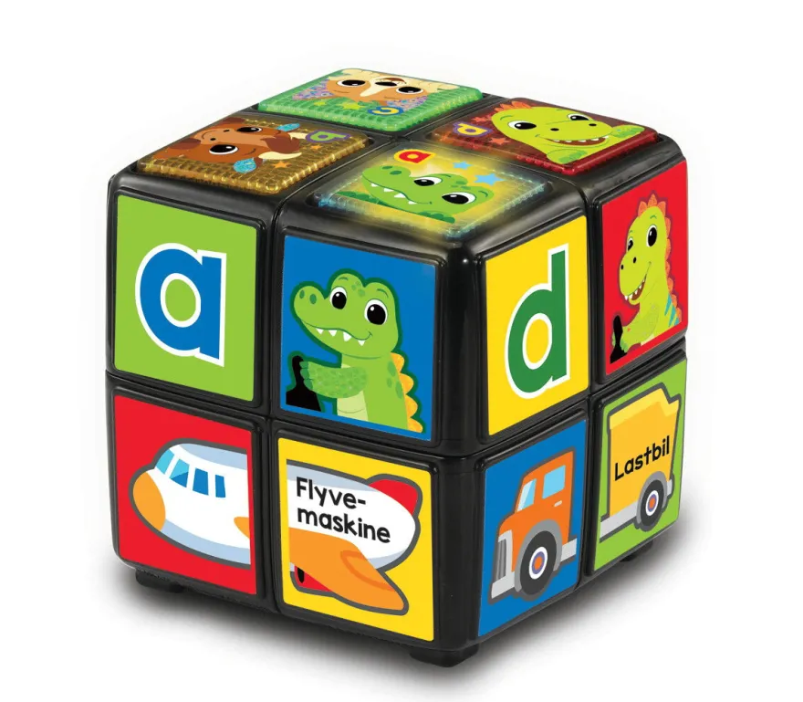 Twist & Teach IQ-kub med djur