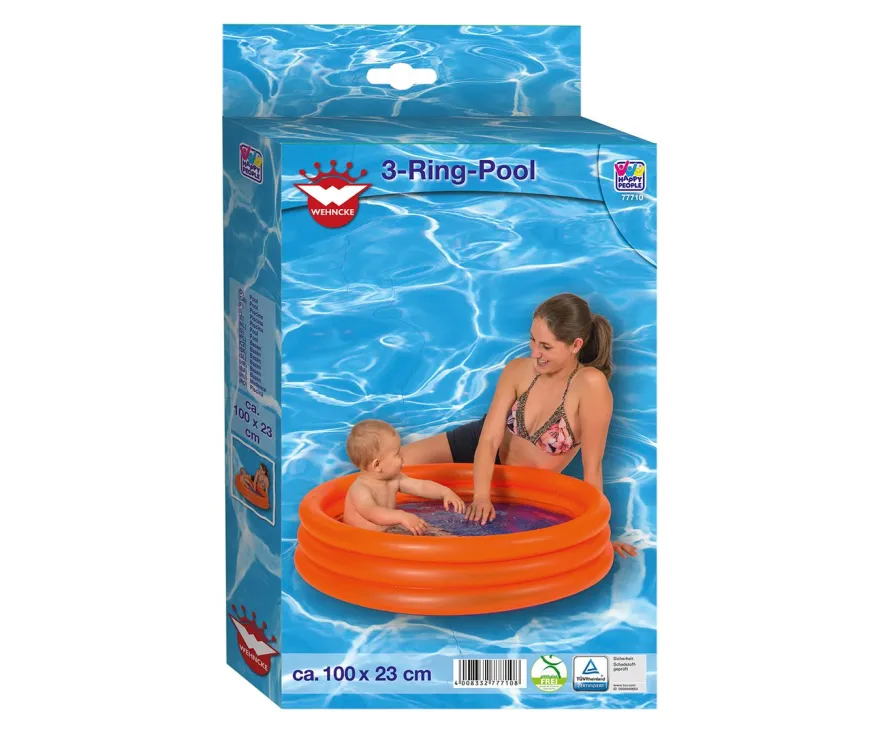 Uppblåsbar pool 100 cm