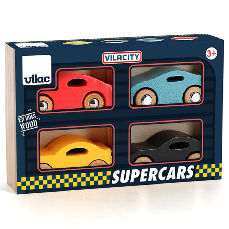 Vilacity – Racersbilar, 4 st