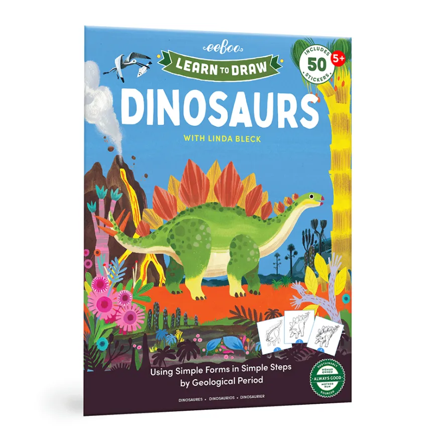 Vi lär oss rita - Dinosaurier