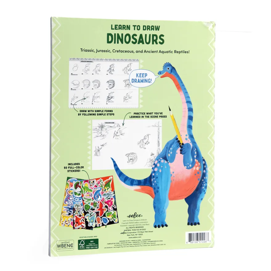 Vi lär oss rita - Dinosaurier