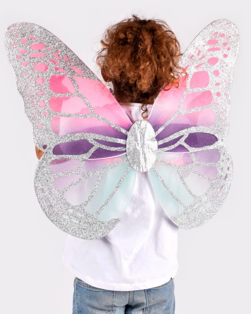 Vingar, silverglitter