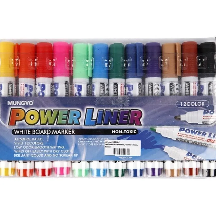 Whiteboardpennor, 12 st.