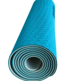 Yogamatta 183 x 61 cm - Blå/Grå